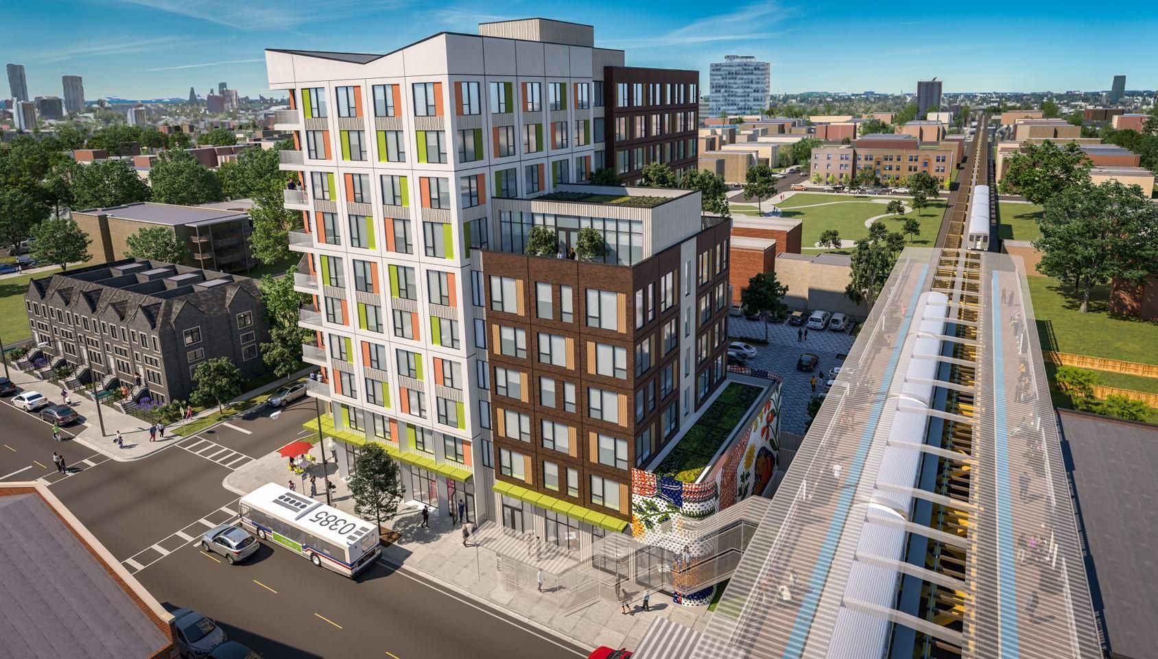 Transit-oriented Bronzeville Project Scores Foundation Permit